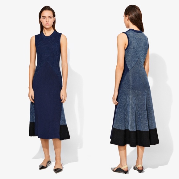Proenza Schouler Dresses & Skirts - Proenza Schouler Pieced Rib Knit Midi Dress